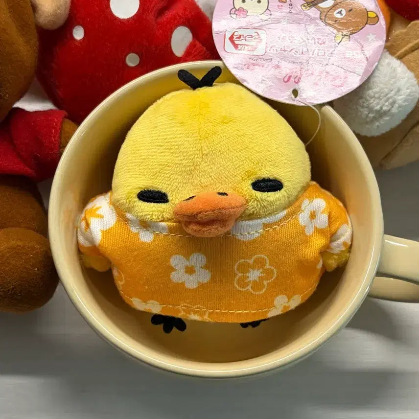 [BUNJANG] Rilakkuma Kiiroitori Aloha Classic Doll / 리락쿠마 키이로이토리 알로하 고전 인형