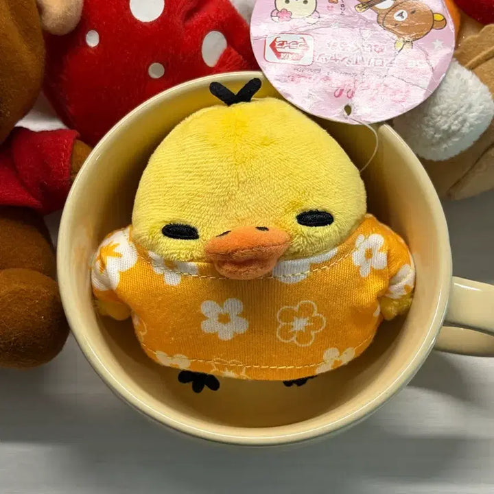 [BUNJANG] Rilakkuma Kiiroitori Aloha Classic Doll / 리락쿠마 키이로이토리 알로하 고전 인형