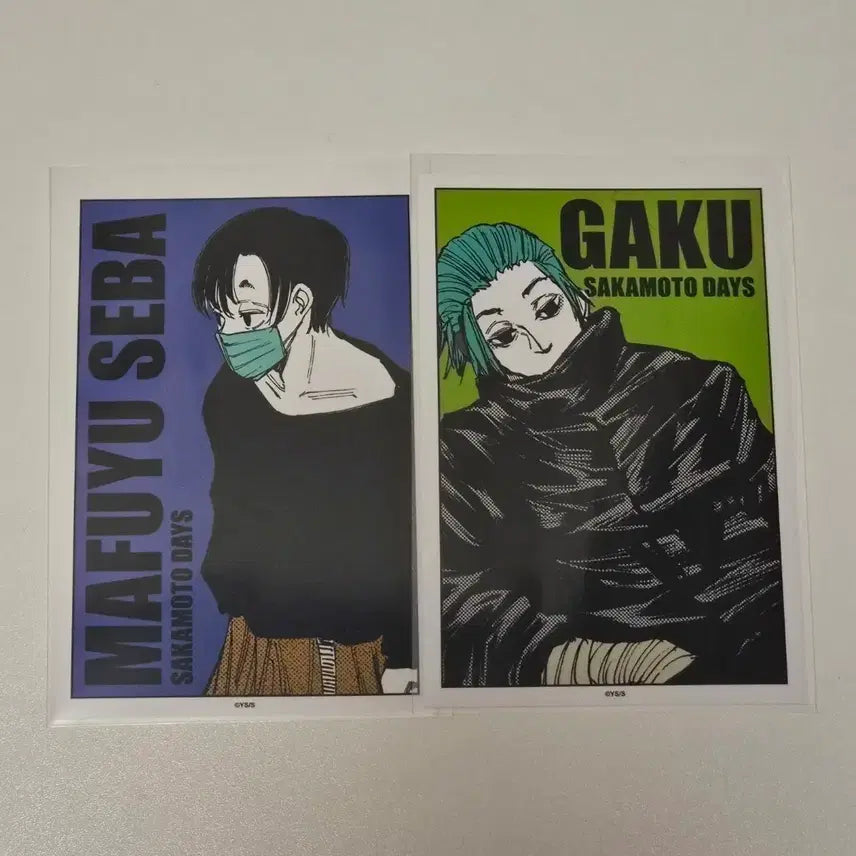[BUNJANG] Sakamoto Days (Bundle Set) Seba Mafuyu Gaku Jump Shop Original Art Bromide / (일괄)사카모토데이즈 사카데이 세바 마후유 가쿠 점프샵 원화 브로마이드