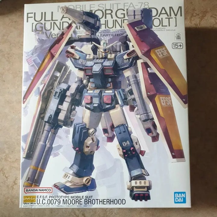 [BUNJANG] Bandai MG Thunderbolt Full Armor Gundam Ver. Ka / MG 썬더볼트 풀 아머 건담 버카 ver.ka