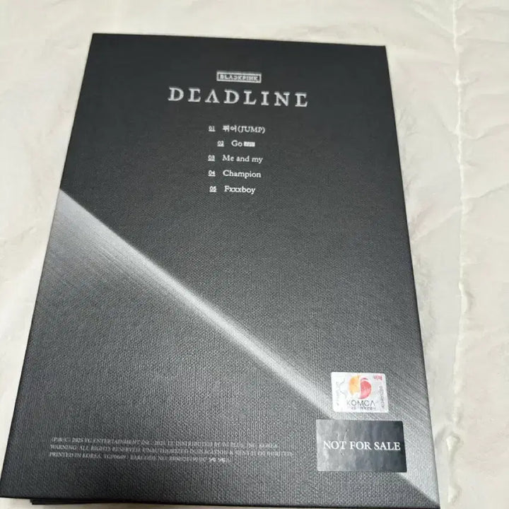 [BUNJANG] BLACKPINK Jisoo Autographed DEADLINE Album (Not For Sale) / 블랙핑크 데드라인 지수버전 친필사인 (비매)