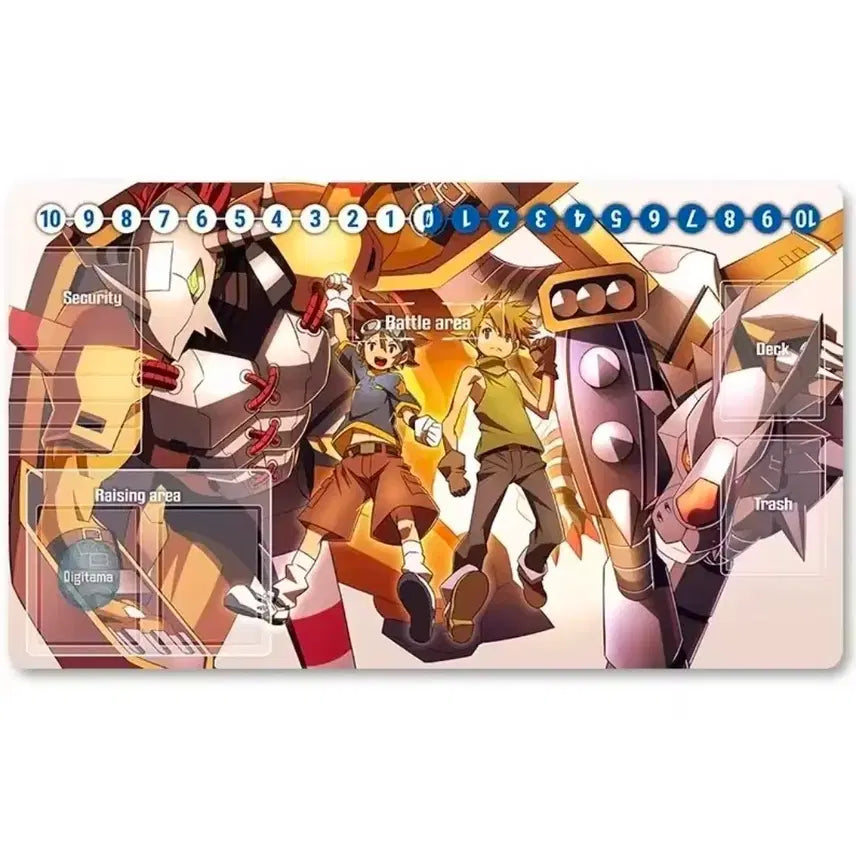 [BUNJANG] Digimon Card Game TCG Playmat Set (Sealed, 2 Types) / 디지몬 카드 게임 TCG 플레이 매트 미개봉 2종 일괄
