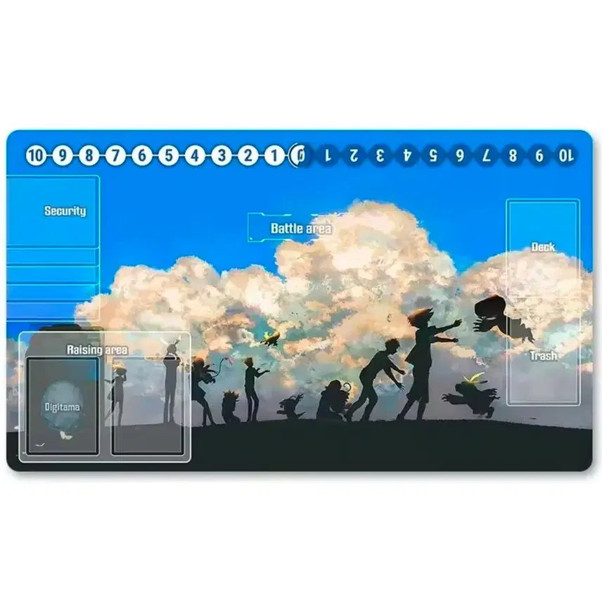 [BUNJANG] Digimon Card Game TCG Playmat Set (Sealed, 2 Types) / 디지몬 카드 게임 TCG 플레이 매트 미개봉 2종 일괄