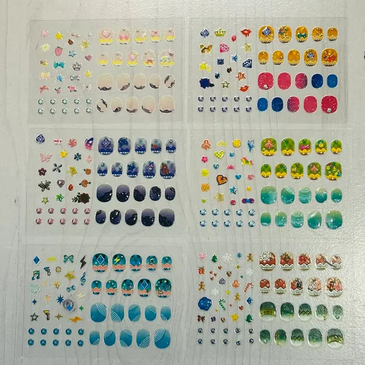[BUNJANG] Aikatsu! Nail Stickers Bundle Set / 아이엠스타 네일 스티커 일괄