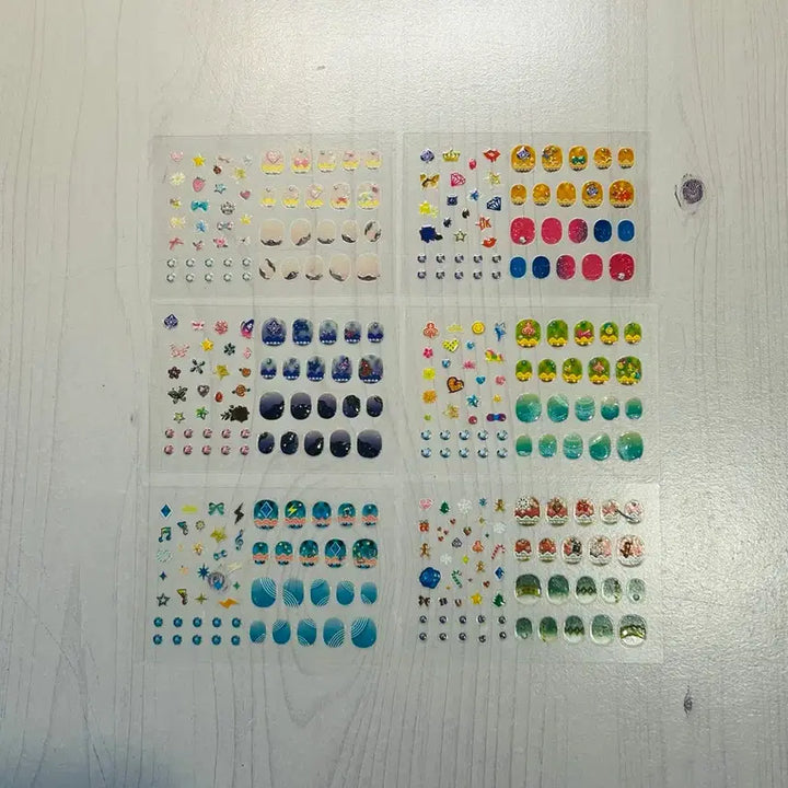[BUNJANG] Aikatsu! Nail Stickers Bundle Set / 아이엠스타 네일 스티커 일괄