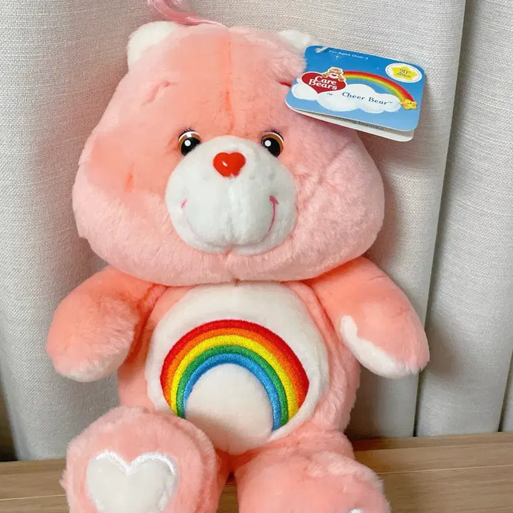 [BUNJANG] Care Bears 20th Anniversary Cheer Bear Plush / 케어베어 인형 20주년 치어베어