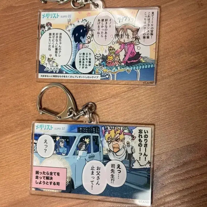 [BUNJANG] Medalist Exhibition Original Art Spin-off Acrylic Keyring Bundle Set / 메달리스트 전시회 원화전 스핀오프 아크릴 키링 일괄