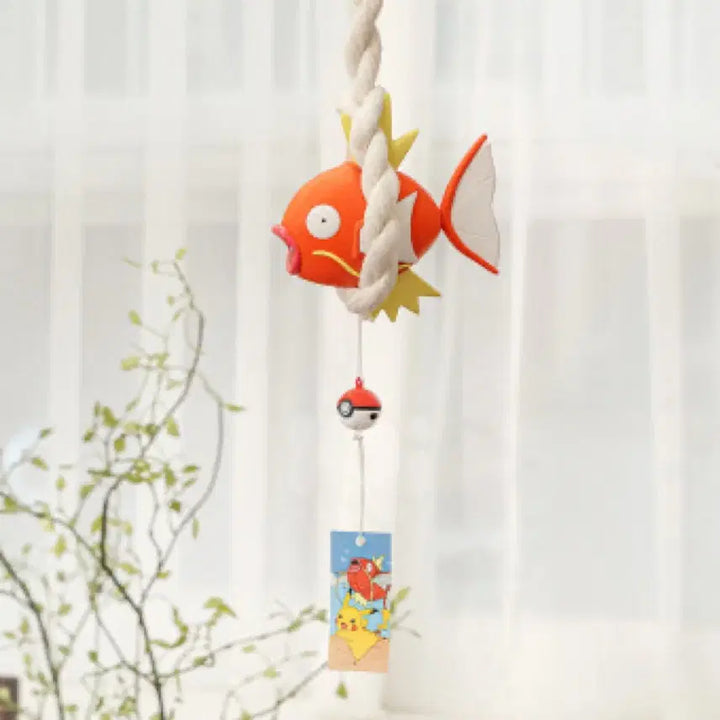 [BUNJANG] Gyarados Feng Shui Wind Chime / 잉어킹풍경 액막이 미개봉 새상품 포켓몬