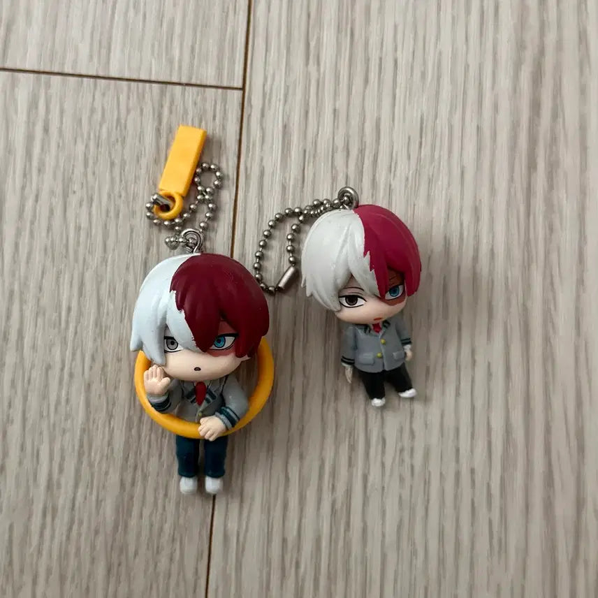 [BUNJANG] My Hero Academia Todoroki Shoto Figure Keychain Bundle Set / 일괄) 토도로키 쇼토 나히아 히로아카 피규어 키링