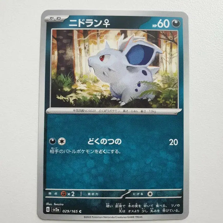 [BUNJANG] Japanese Edition Nidoran Pokemon Card / 일판/니드런 포켓몬카드