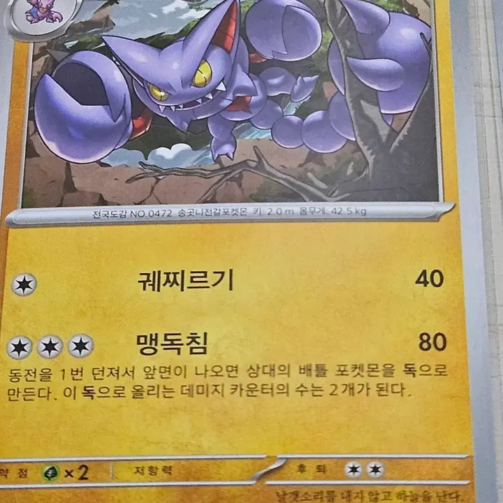 [BUNJANG] Pokemon Card Gligar / 포켓몬카드 글라이온