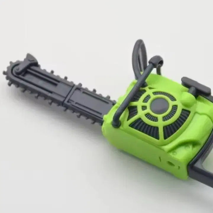 [BUNJANG] Vibrating Chainsaw Gacha Toy - Green (New) / 진동 체인톱 전기톱 가챠 연두 색상(새상품)