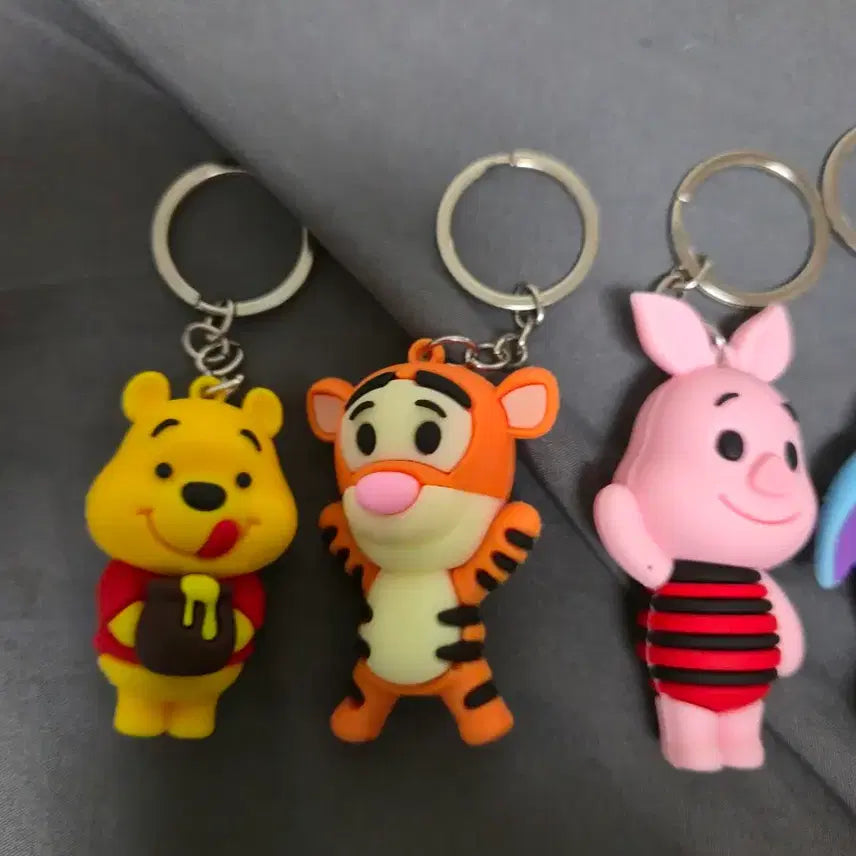 [BUNJANG] Disney Winnie the Pooh Piglet Tigger Keyring Bag Charm / 곰돌이푸 티거 디즈니 키링 열쇠고리 피글렛 가방고리