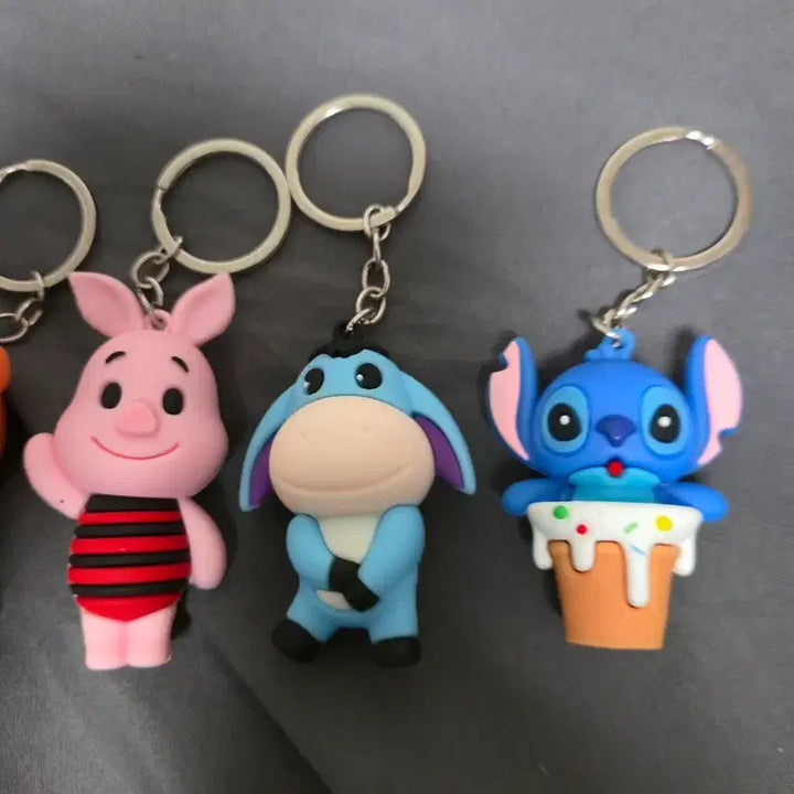 [BUNJANG] Disney Winnie the Pooh Piglet Tigger Keyring Bag Charm / 곰돌이푸 티거 디즈니 키링 열쇠고리 피글렛 가방고리