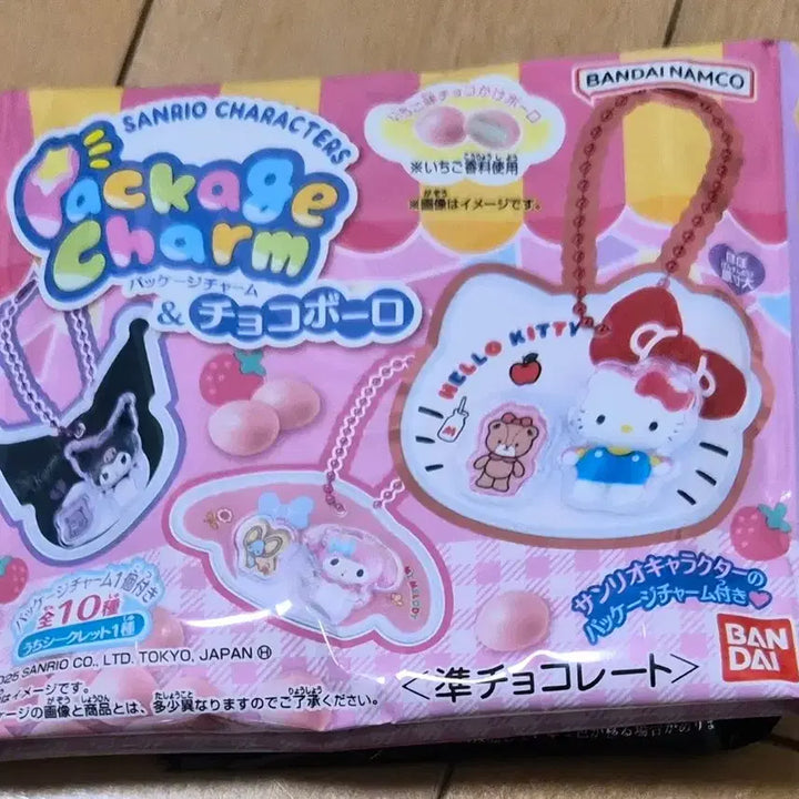 [BUNJANG] Sanrio Package Charm Bundle Set (My Melody &amp; Kuromi) / 산리오 패키지참 마멜 쿠로미 일괄