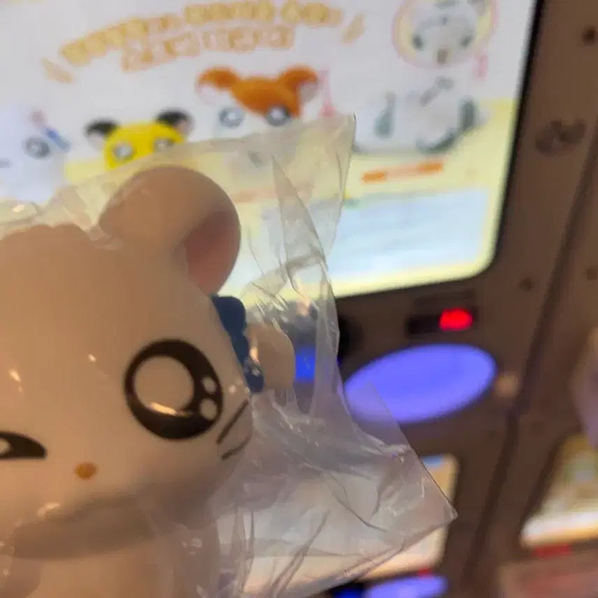 [BUNJANG] Hamtaro Ribon Soft Vinyl Figure / 방가방가 햄토리 리본이 말랑말랑 소프비 피규어