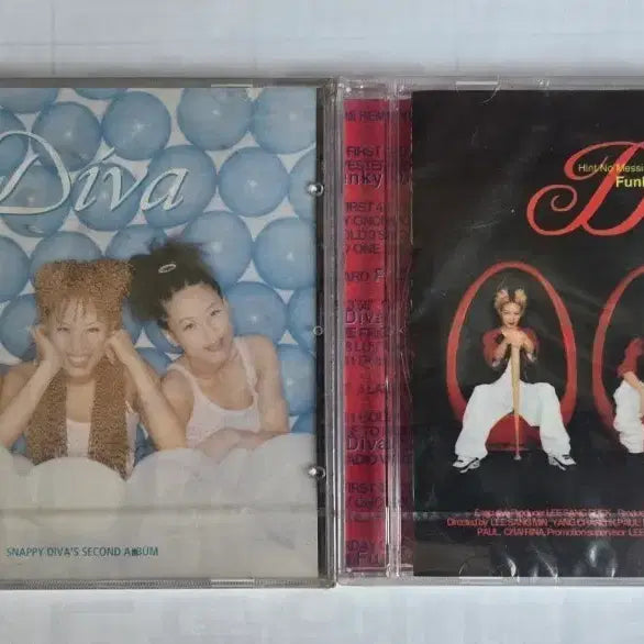 [BUNJANG] Diva 1st Album &amp; Funky Diva 2nd Album Unsealed CD Set / (미개봉)디바 (Diva) 1집 + Funky Diva 2집 미개봉 CD