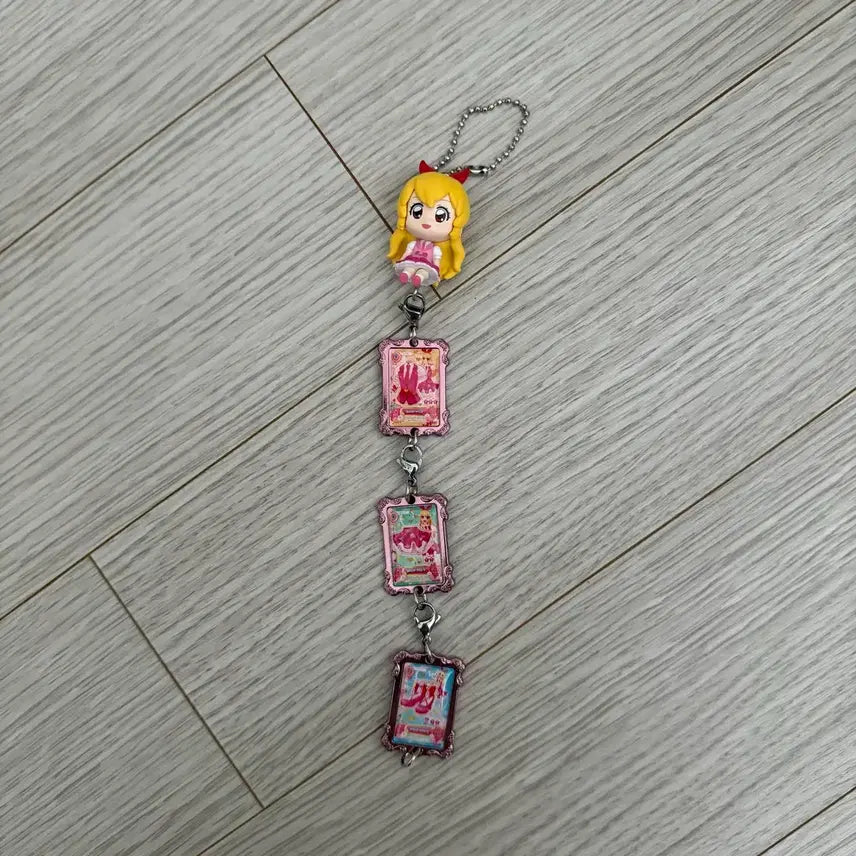 [BUNJANG] Aikatsu Ichigo Ramei 1st School Look Mascot Gashapon Keyring / 아이카츠 이치고 라임 1기 스쿨룩 마스코트 가샤폰 키링 아이엠스타
