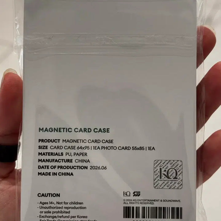 [BUNJANG] ATEEZ Magnetic Card Case Golden Hour Part 5 San Photocard / 에이티즈 마그네틱 카드 케이스 골든아워 5부 산 포카