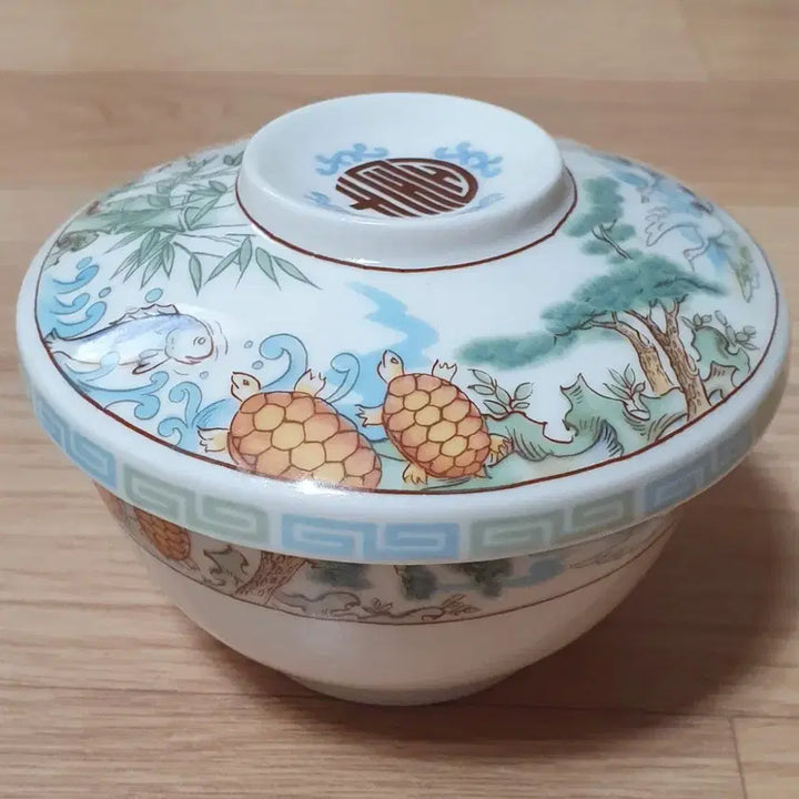 [BUNJANG] Haengnam Ware Rare Turtle and Crane Rice Bowl / 행남사 밥그릇