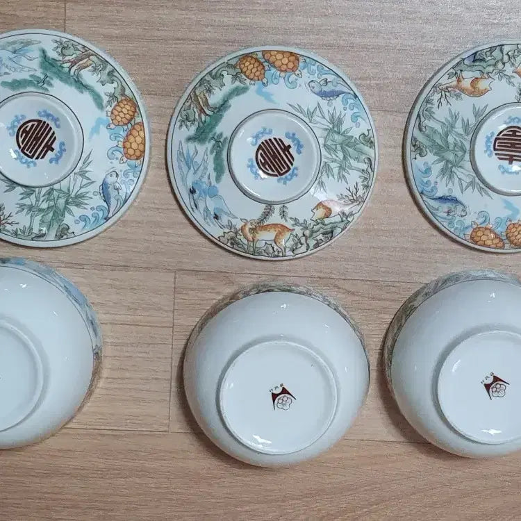 [BUNJANG] Haengnam Ware Rare Turtle and Crane Rice Bowl / 행남사 밥그릇