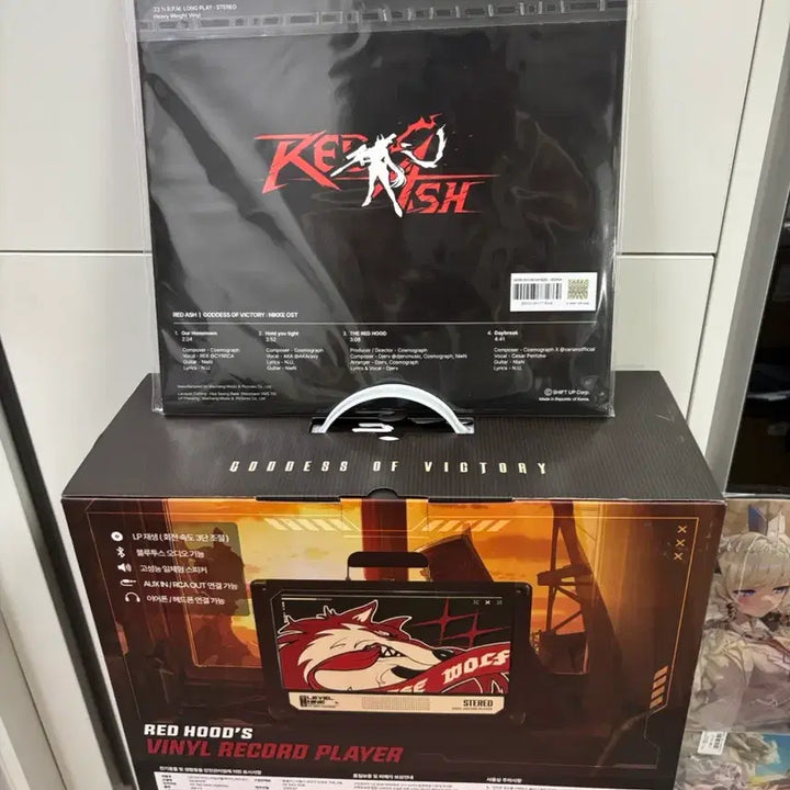 [BUNJANG] Red Hood LP Set + Cassette + Glipick (All Sealed) / 레드후드 LP세트+카세트+글리픽 (모두 미개봉)
