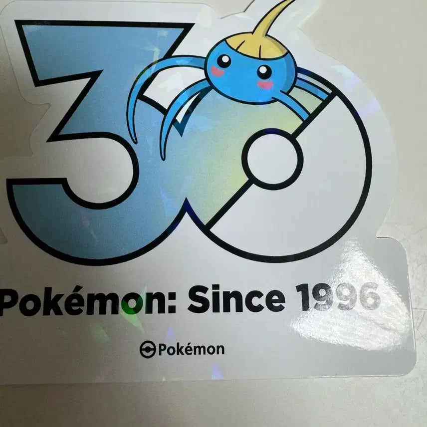 [BUNJANG] Pokemon 30th Anniversary Logo Sticker / 포켓몬 30주년 로고스티커 우르2 메로엣타2 비구술1 각 5천원
