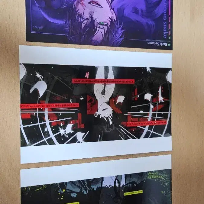 [BUNJANG] No Brand (괴담출근) Baek Saheon Kim Soleum Proof Postcard Set / 괴담출근 프박 엽서 백사헌 김솔음