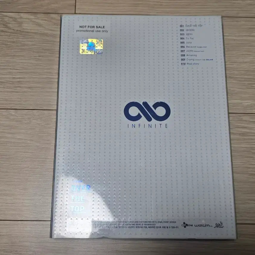 [BUNJANG] INFINITE Over The Top Official 1st Album First Press Autographed / 인피니트 over the top 내꺼하자 정규1집 앨범 초판 친필싸인