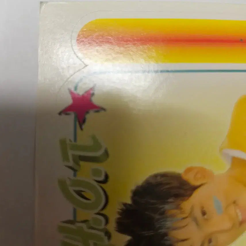 [BUNJANG] H.O.T Kangta 90s Retro Stationery Sticker / 가수 그룹 h.o.t 에쵸티 강타 90년대 문방구 고전 스티커