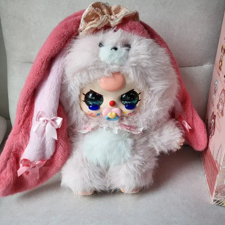 [BUNJANG] Babys3 AI800% Pink Rabbit Doll / 베이비쓰리 ai800% 핑크토끼