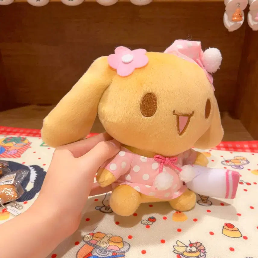 [BUNJANG] Vintage Sanrio Cinnamoroll Mocha Pajamas Series Plush / 고전 산리오 시나모롤 모카 잠옷 파자마 시리즈 인형