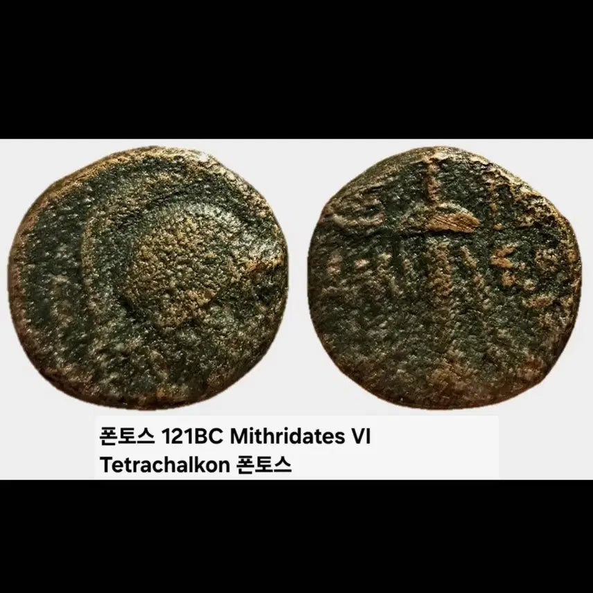[BUNJANG] Ancient Greek Pontos Tetradrachm Coin (Mithridates VI) / BC 120년 고대 그리스 폰토스 주화 1점