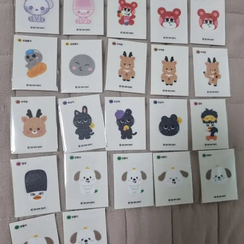 [BUNJANG] Little Lies Ttibu Seal Bundle Set / 리틀라이즈 띠부씰 일괄 정리
