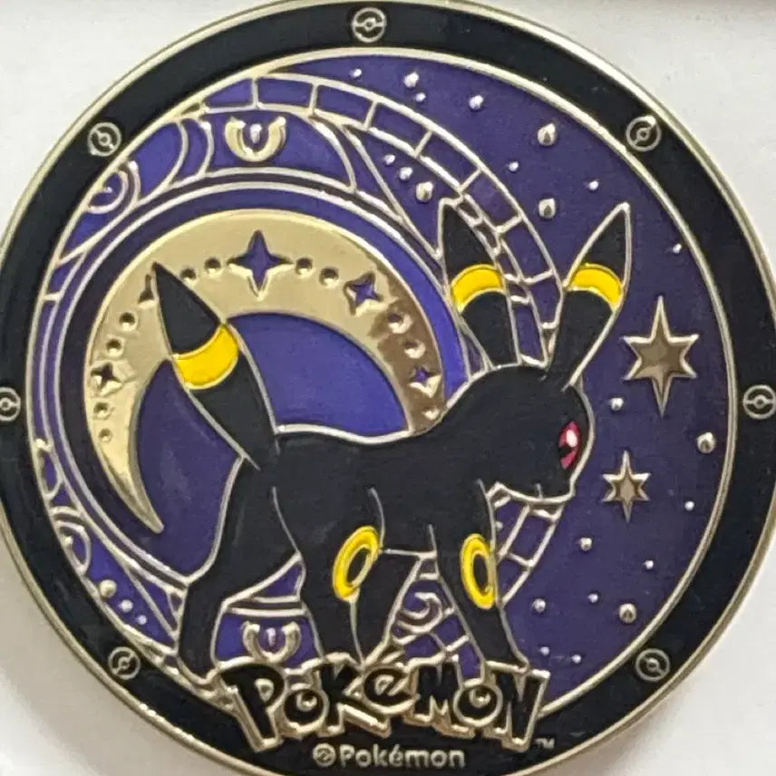 [BUNJANG] Shab All Day Pokemon Umbreon Can Badge / 샤브올데이 포켓몬스터 블래키 캔뱃지