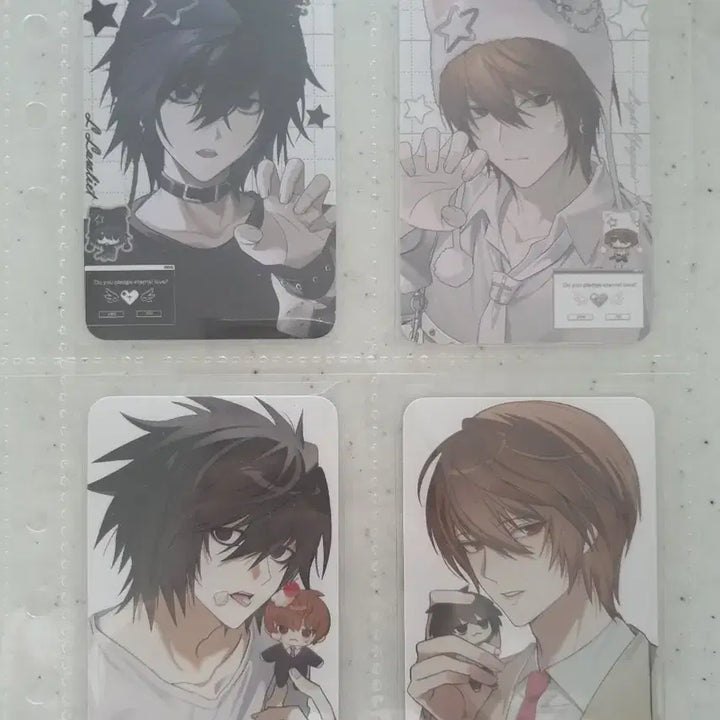 [BUNJANG] Death Note L Light Photocards Bundle Set / (곧 글 내림/판매) 데스노트 비공굿 엘 L 라이토 포토카트 포카