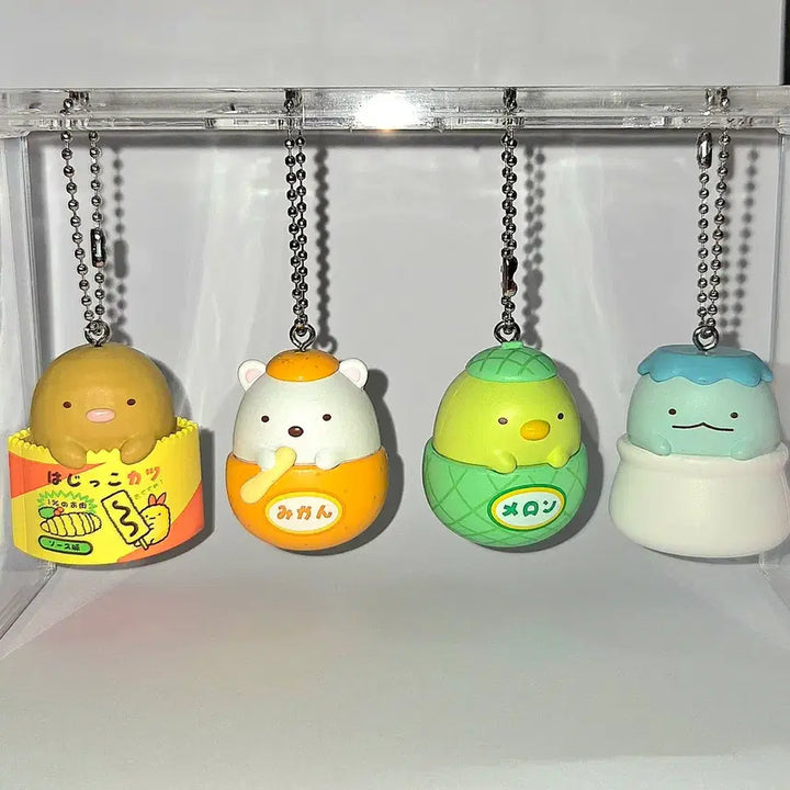[BUNJANG] Sumikko Gurashi Dagashiya Shakashaka Gacha Tokage Capsule Toy Charm / 스미코구라시 다가시야 샤카샤카 가챠 토카게 스밋코 과자점 키링