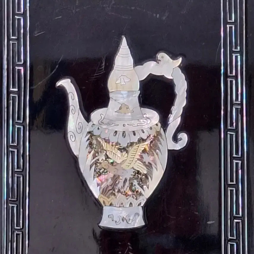 [BUNJANG] Korean Traditional Mother-of-Pearl Decorative Plaque / 근대사 수집 자료 옛날 민속품 한국 전통 자개