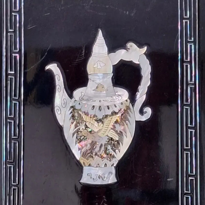 [BUNJANG] Korean Traditional Mother-of-Pearl Decorative Plaque / 근대사 수집 자료 옛날 민속품 한국 전통 자개