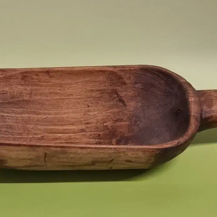 [BUNJANG] Traditional Wooden Grain Scoop / 전통 나무 삽(곡식 바가지)