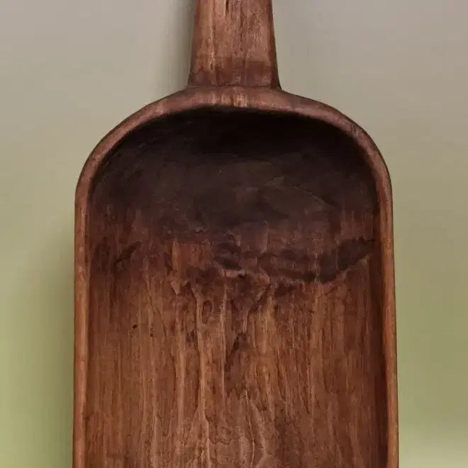 [BUNJANG] Traditional Wooden Grain Scoop / 전통 나무 삽(곡식 바가지)