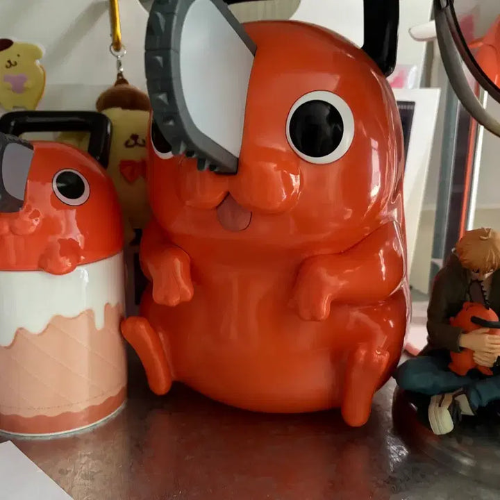 [BUNJANG] Chainsaw Man Pochita Set - Mug, Popcorn Bucket, Denji Figure / 포치타 세트! 머그컵, 팝콘통, 덴지 피규어