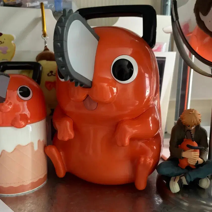 [BUNJANG] Chainsaw Man Pochita Set - Mug, Popcorn Bucket, Denji Figure / 포치타 세트! 머그컵, 팝콘통, 덴지 피규어