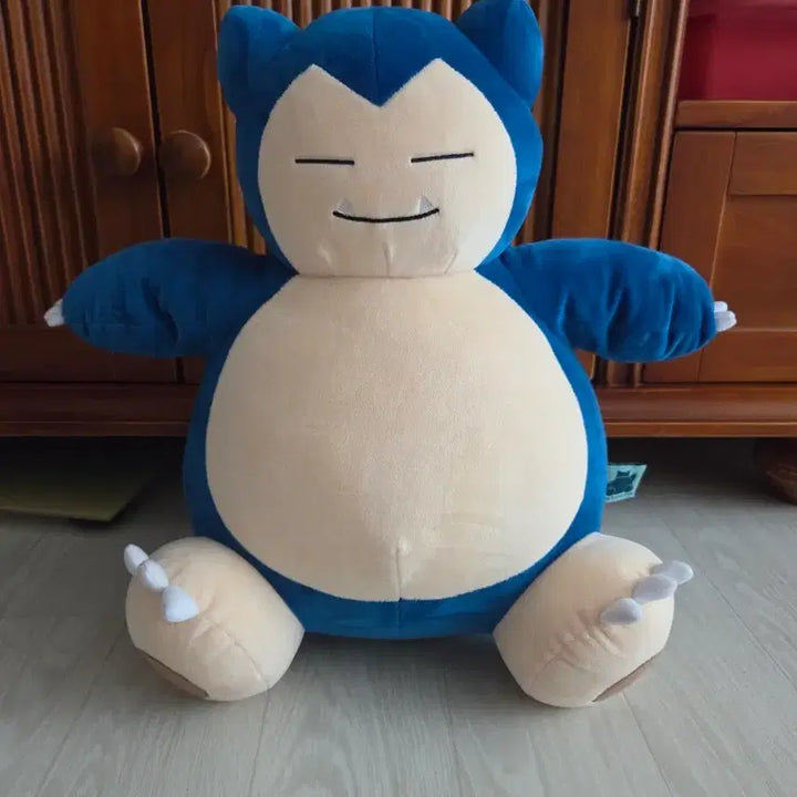 [BUNJANG] Pokemon Snorlax Large Plush (45cm) / 포켓몬 정품 잠만보 대형인형