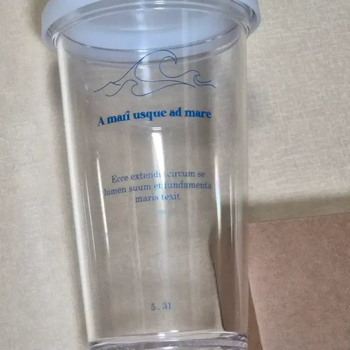 [BUNJANG] Dark Sea Lantern Concept Transparent Tumbler / 어바등 컨셉 파도 텀블러