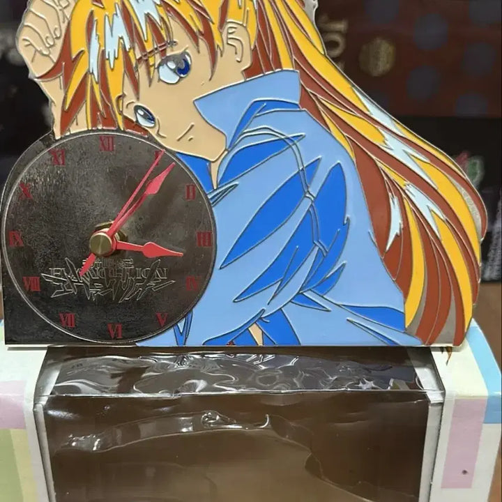 [BUNJANG] Evangelion Asuka Vintage Metal Watch / 에반게리온 아스카 고전 메탈시계