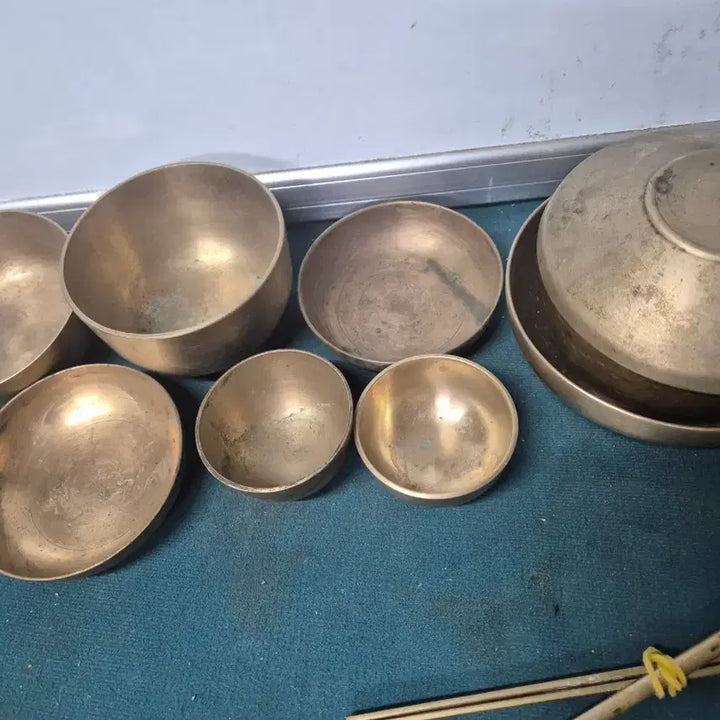 [BUNJANG] 11-Piece Brass Tableware Set / 놋그릇11p