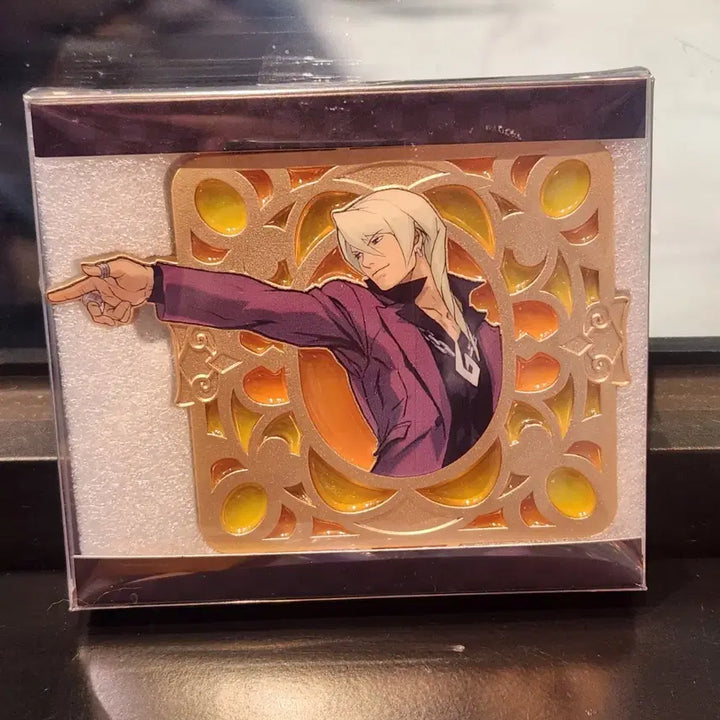 [BUNJANG] Ace Attorney Popmart Kuji Garu Kyoja Air Guitar Metal Plate / 역전재판 팝마트 쿠지 가류 쿄야 에어 기타 금속 플레이트