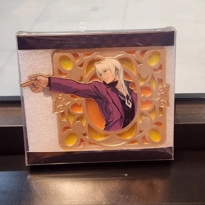 [BUNJANG] Ace Attorney Popmart Kuji Garu Kyoja Air Guitar Metal Plate / 역전재판 팝마트 쿠지 가류 쿄야 에어 기타 금속 플레이트