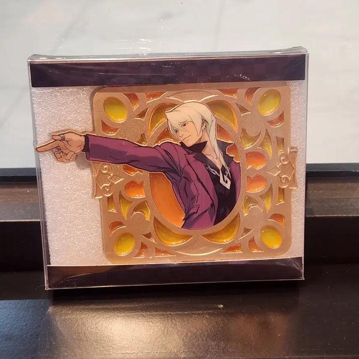 [BUNJANG] Ace Attorney Popmart Kuji Garu Kyoja Air Guitar Metal Plate / 역전재판 팝마트 쿠지 가류 쿄야 에어 기타 금속 플레이트